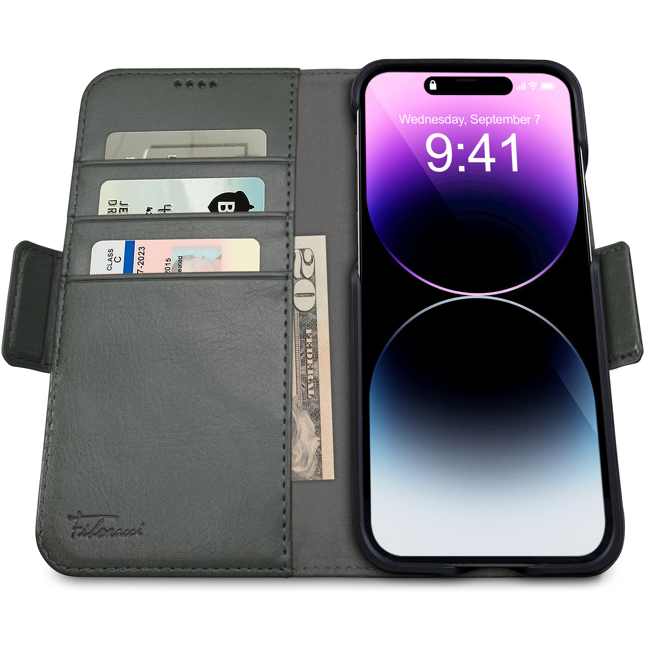 Dreem フィボナッチ　2イン1 財布型ケース iPhone 14 Pro用 Amazon.co.jp: Dreem フィボナッチ（Fibonacci）2イン1 財布型ケース